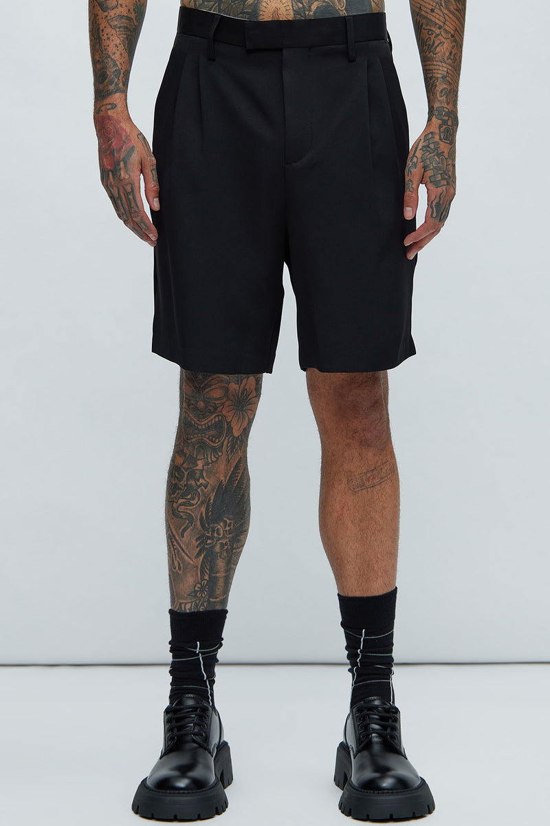 Anchor Suit Shorts - Black