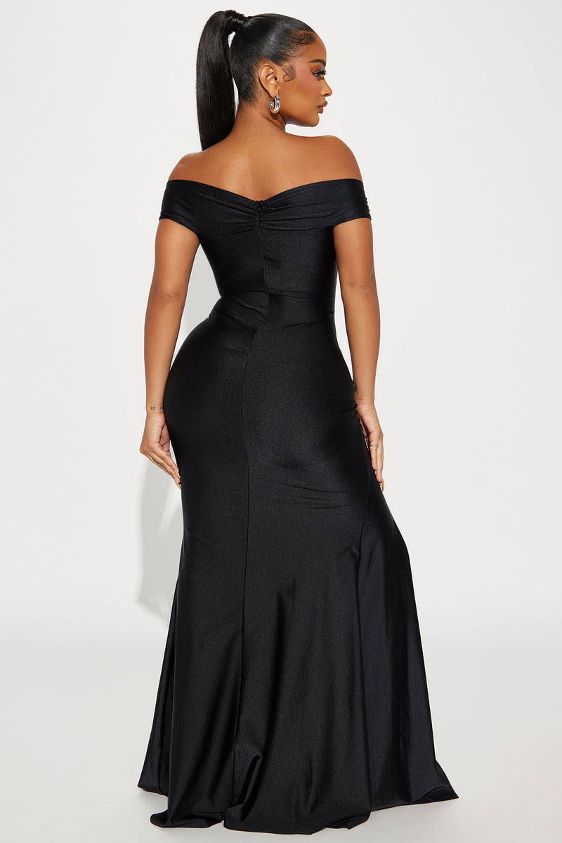 Special Nights Gown - Black, Fashion Nova, Dresses