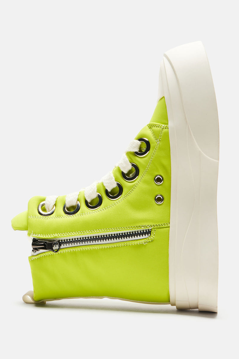Different Vibe Sneakers - Lime