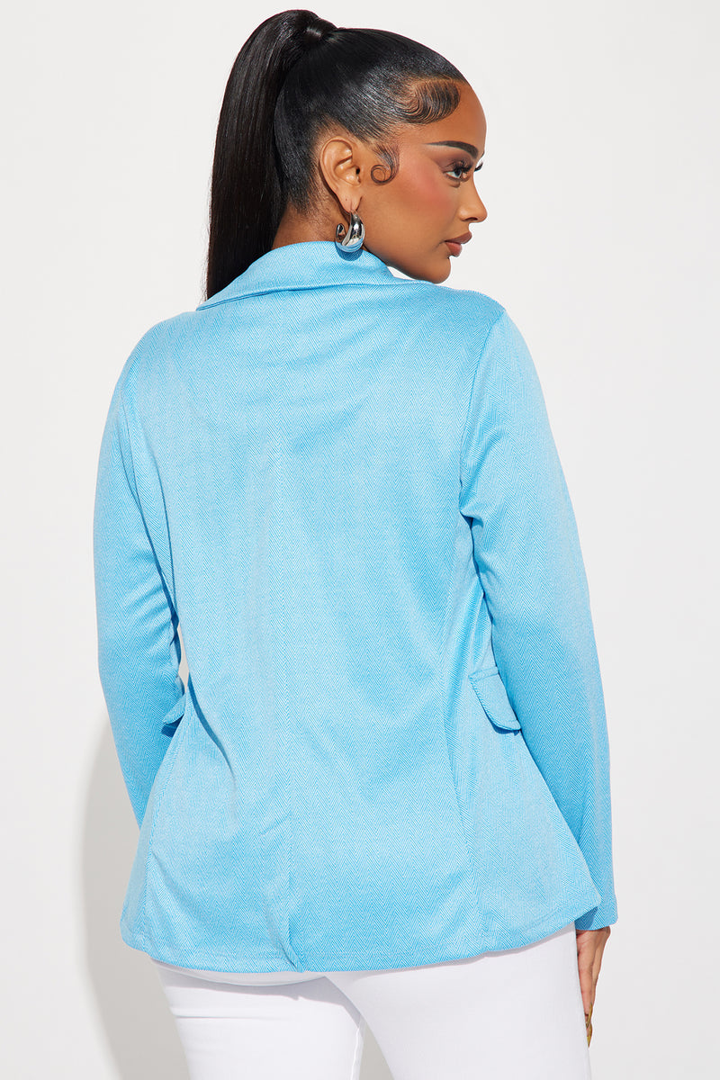 The Iris Blazer - Light Blue, Fashion Nova, Jackets & Coats