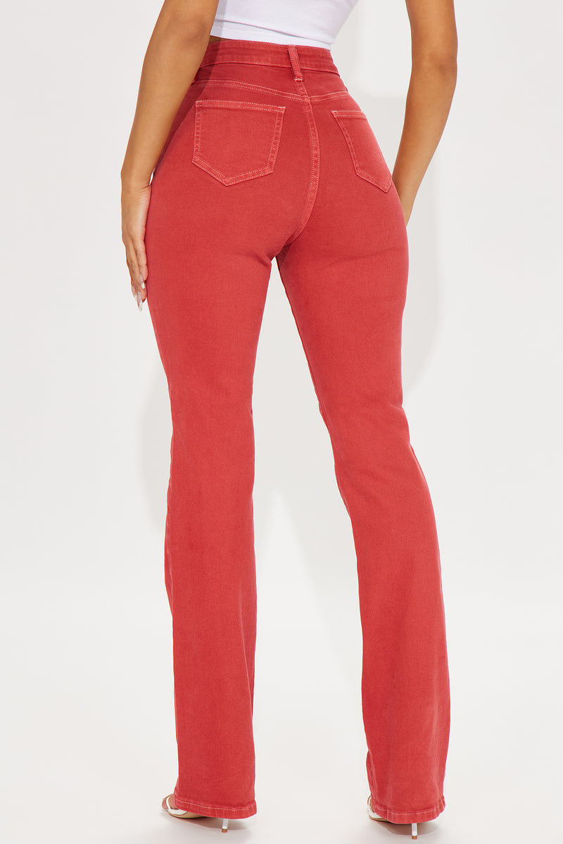 New Fashion Womens Plush Redbat Jeans For Ladies Elegant Solid