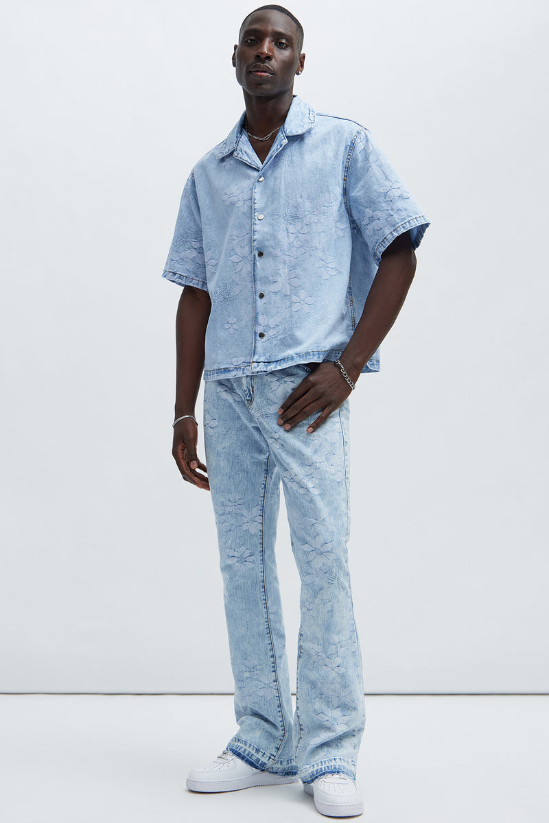 Kenneth Denim Shirt - Light Blue Wash