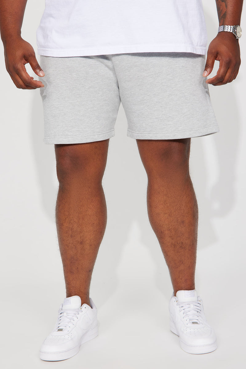 Los Angeles Lakers Shorts - Heather Grey, Fashion Nova, Mens Shorts