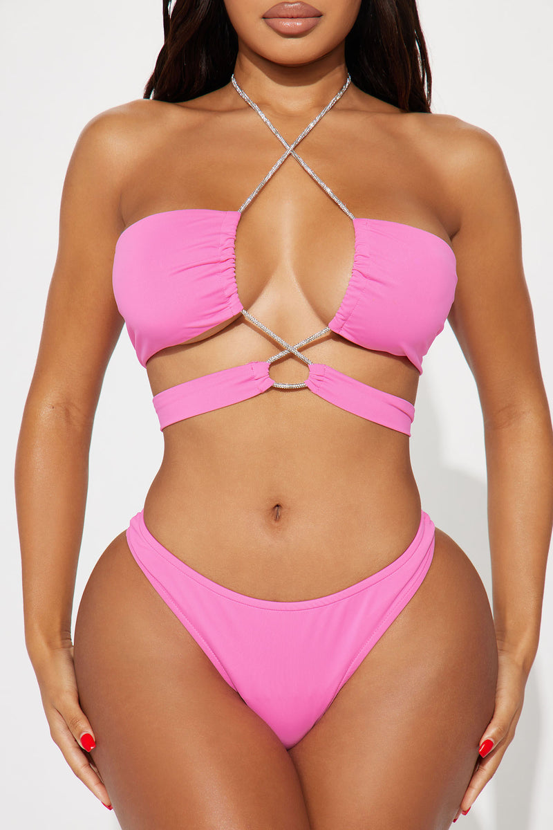 Nova Swim Waterproof Bikini Swim Bag - Hot Pink, Fashion Nova, Accessories