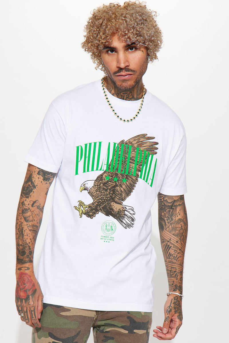 Philadelphia Eagles Men's Vintage Streetwear Short Sleeve T-shirts – Nova  Fashion Shop