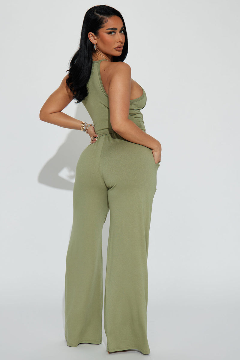 Another Dream Pant Set - Olive, Fashion Nova, Matching Sets