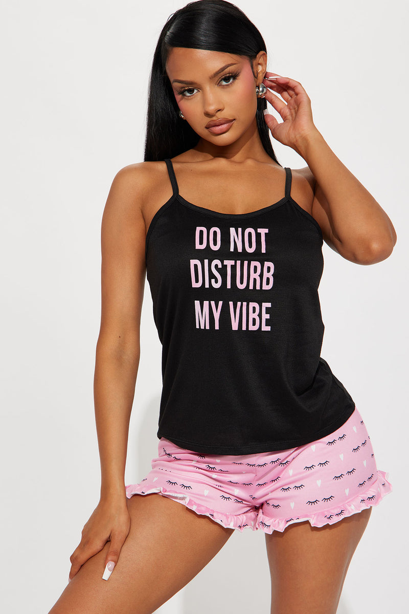 Girl Boss Vibes PJ Short Set - Black/Pink, Fashion Nova, Lingerie &  Sleepwear