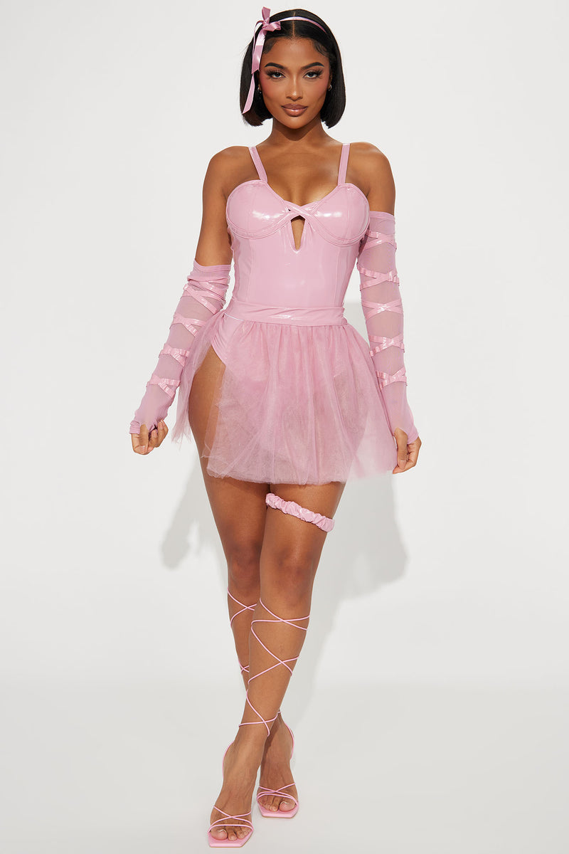 Plus Size Sugar Thrillz Babydoll Corset Dress With Tulle Skirt