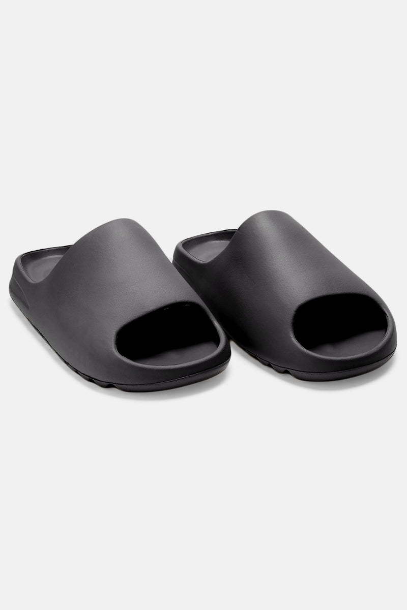 Black best sale slide on