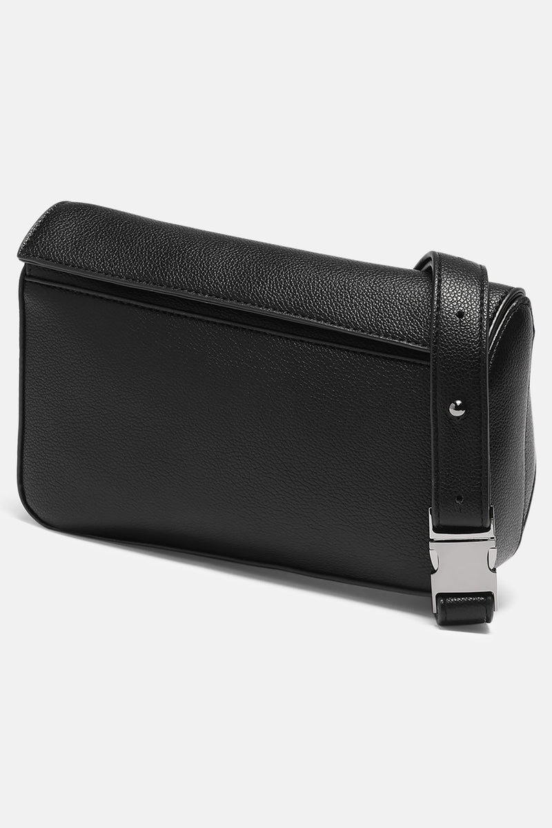 Men's Utility Crossbody Bag in Black/Olive by Fashion Nova