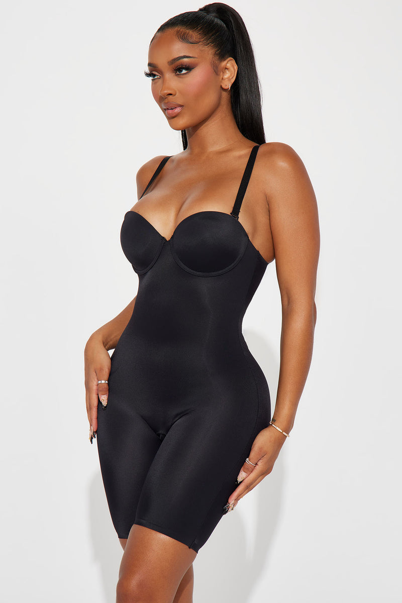 Hot Sexy Womens Black Magic Body Shaping Jumpsuits with Padded Bra,  Bespoke Brand High Quality Shapewear Slimmer Clothes for Hourglass Figure -  China Black Shape Wear and Black Shapewear price
