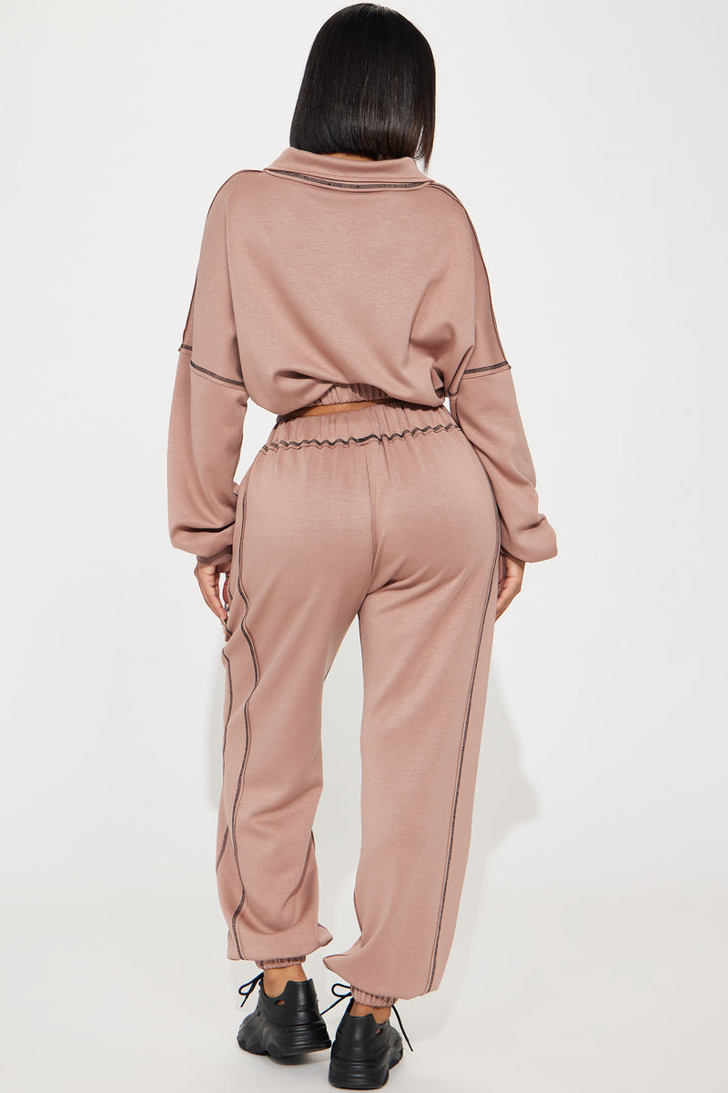 Clarissa Cozy Pant Set - Mocha, Fashion Nova, Matching Sets