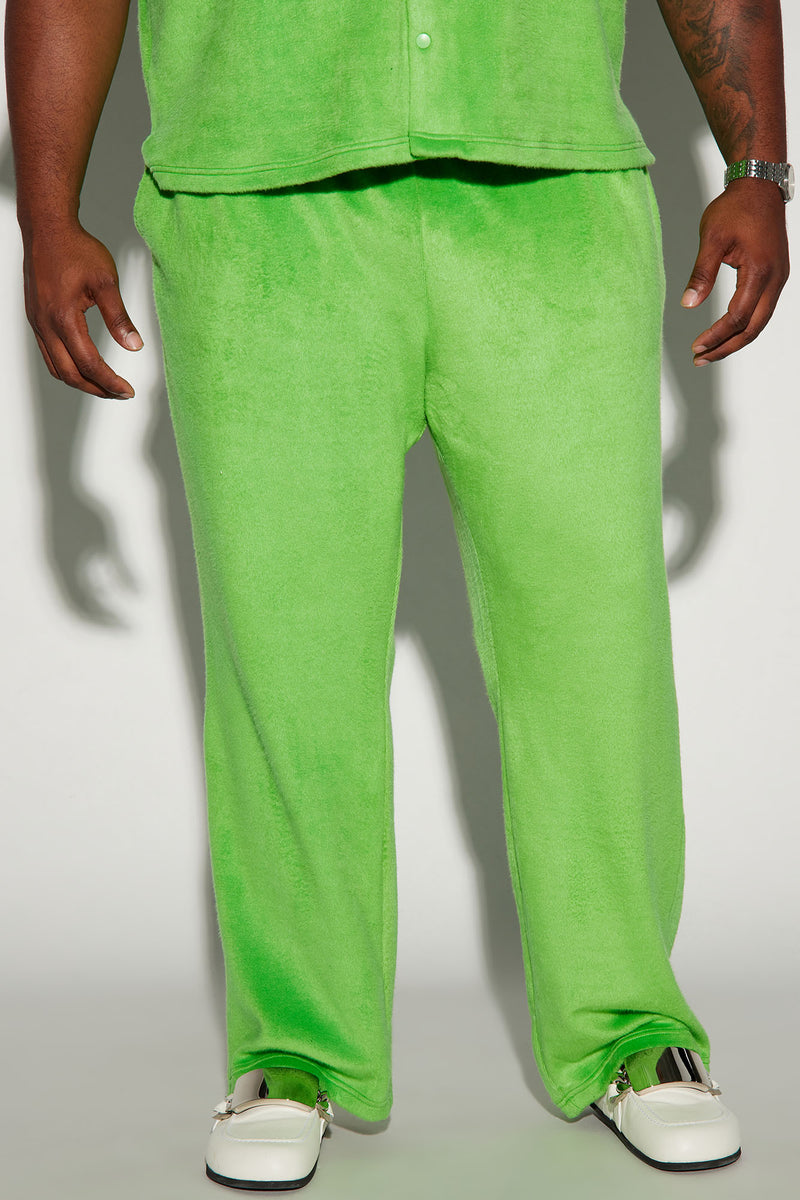 Feel The Mood Straight Pants - Green