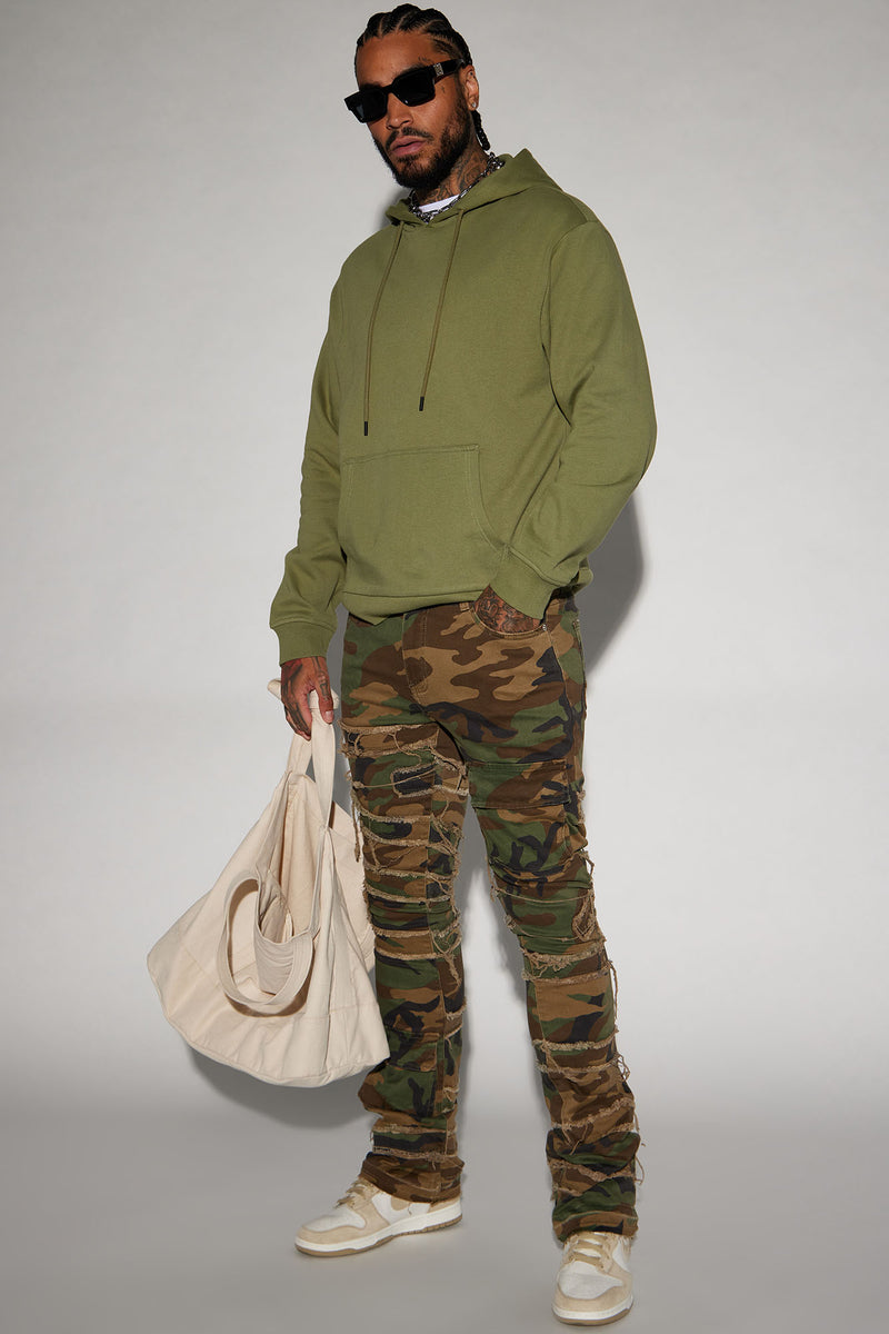 Our much-awaited Camouflage Mohair Flare Pants are about to