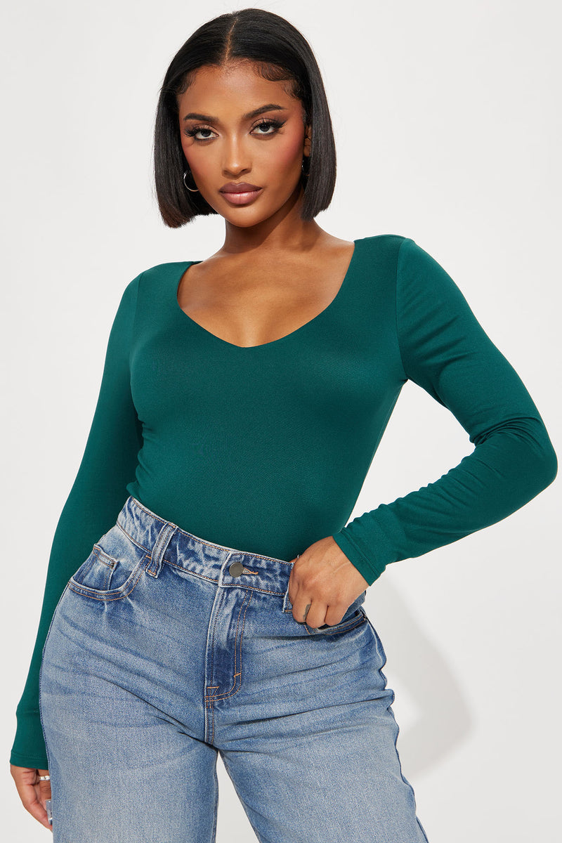 Alissa Double Lined Top - Charcoal