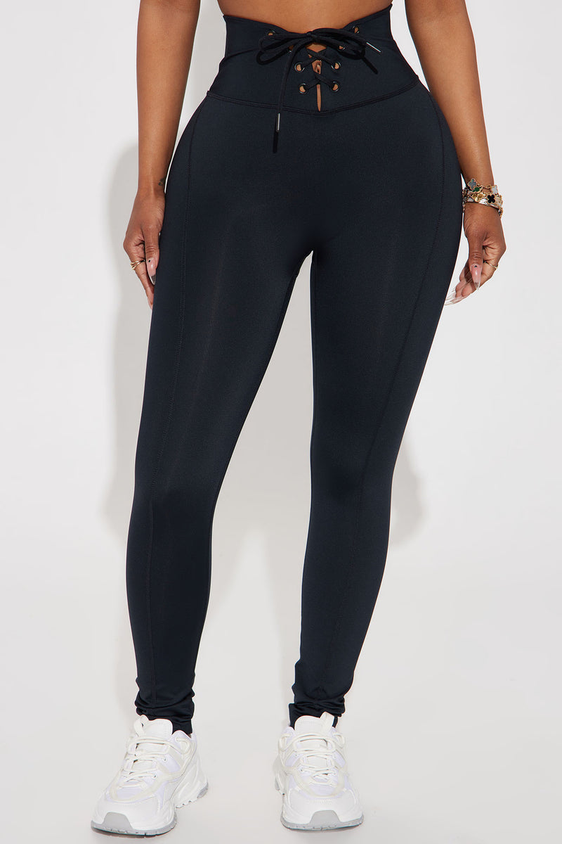 Luxe Lace-Up Legging