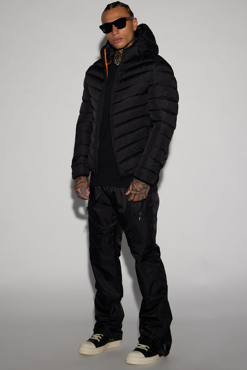 Grant Puffer Jacket - Black | Fashion Nova, Mens Jackets