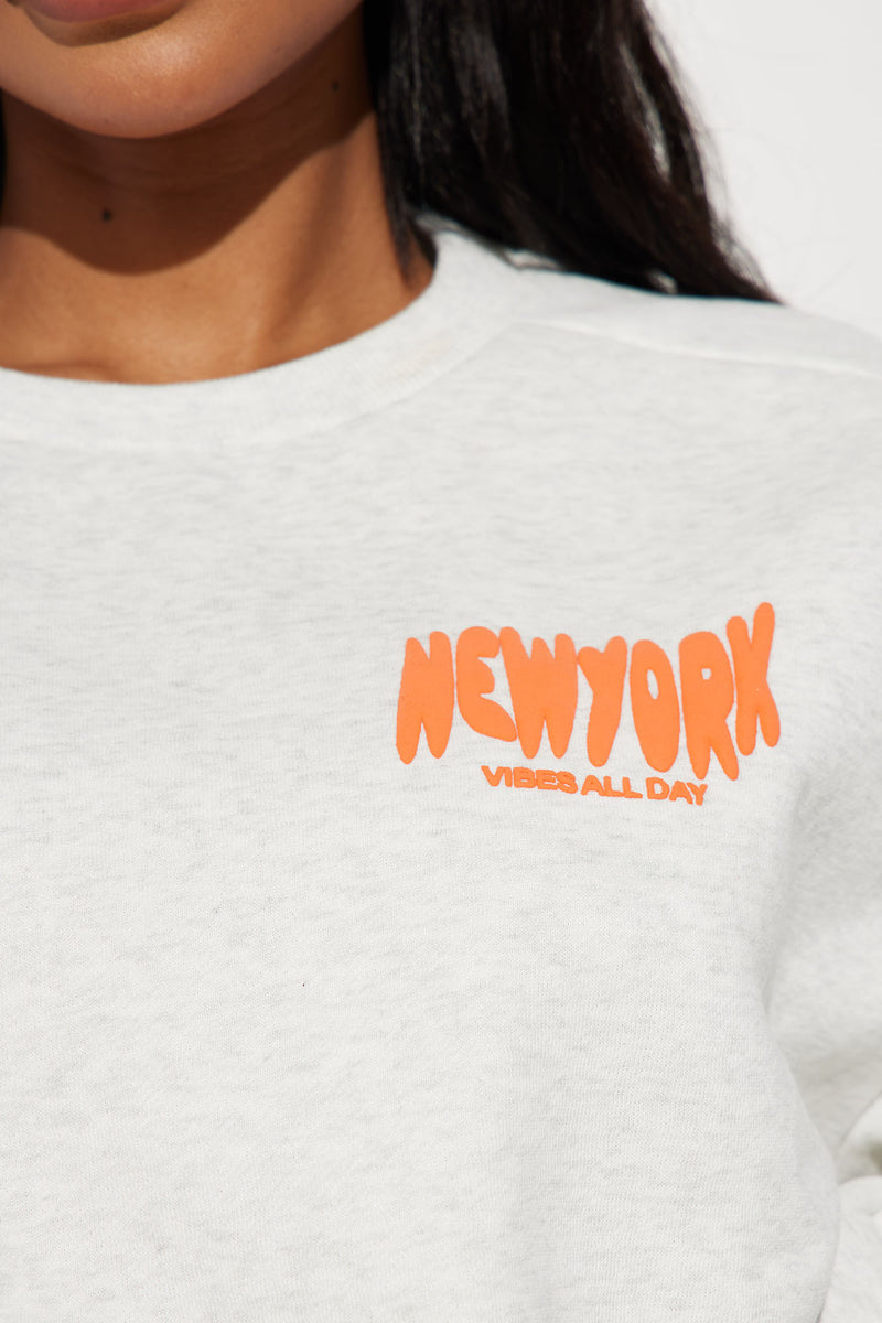 Heather Print Tops Nova - Puff York | Bottoms Fashion Grey New | Screens Nova, Fashion Sweatshirt and
