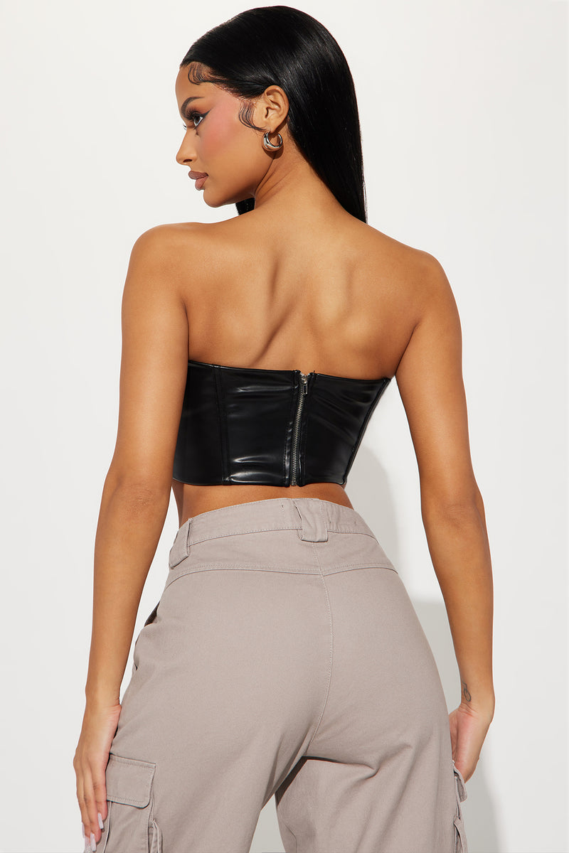 The Faux Leather Corset & How to Style It