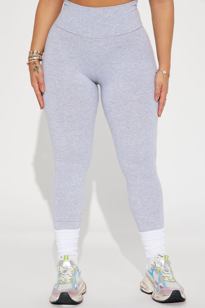  Heather Grey Leggings: Clothing, Shoes & Jewelry