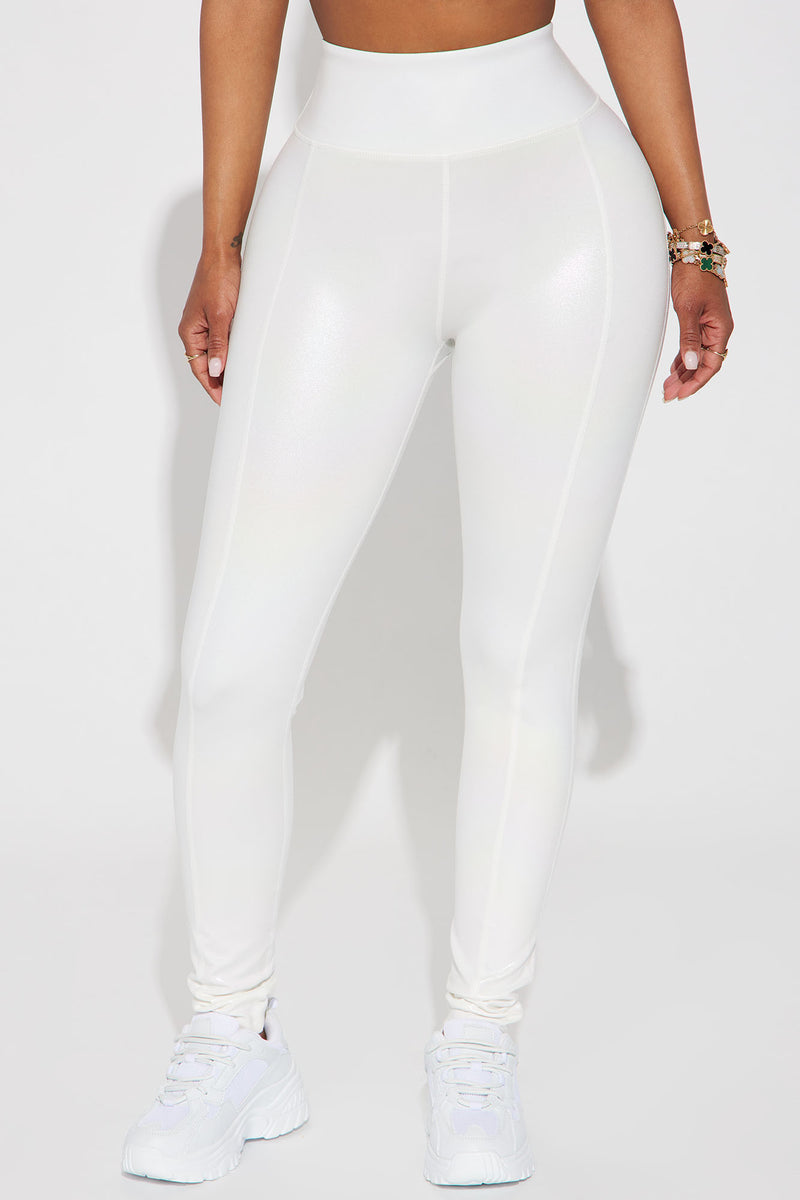 ZYIA Active Unicorn White Luxe Iridescent Leggings size 4 Like New - baby &  kid stuff - by owner - household sale 