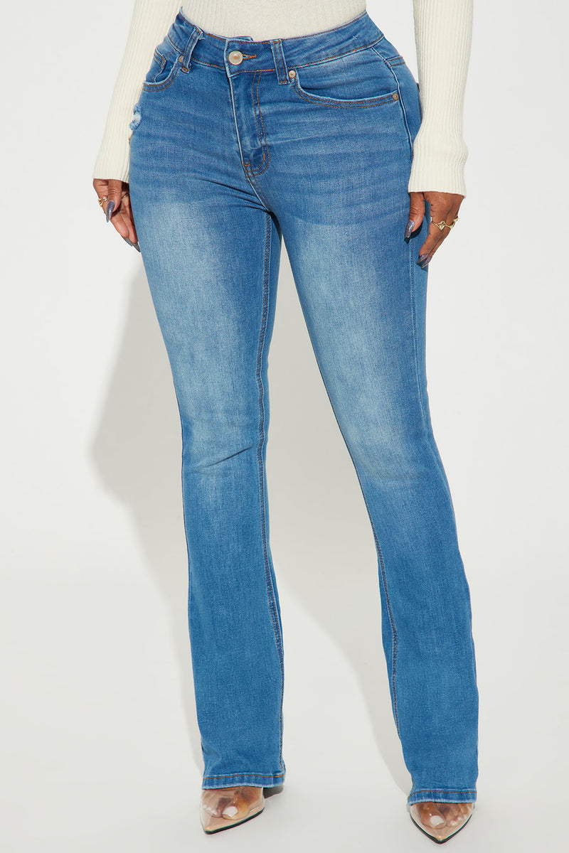 Georgia Stretch Bootcut Jean - Medium Wash, Fashion Nova, Jeans