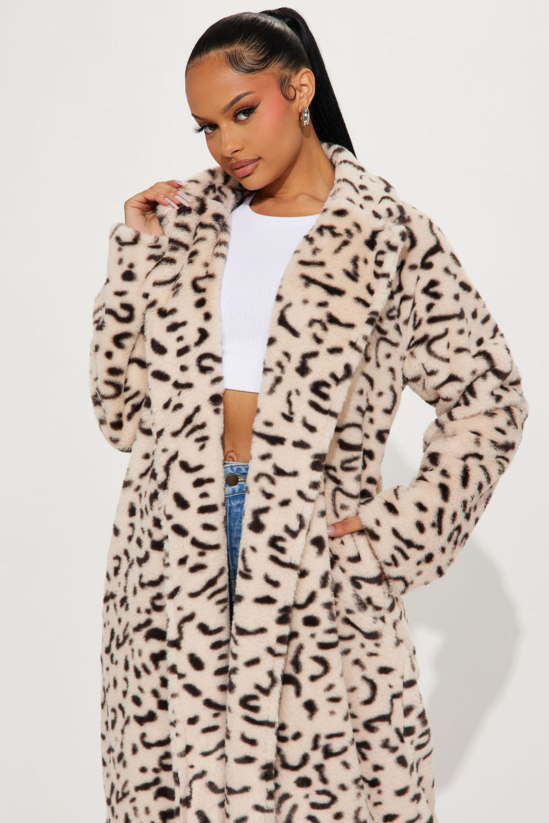 Luxe Life Faux Fur Coat - Hot Pink, Fashion Nova, Jackets & Coats