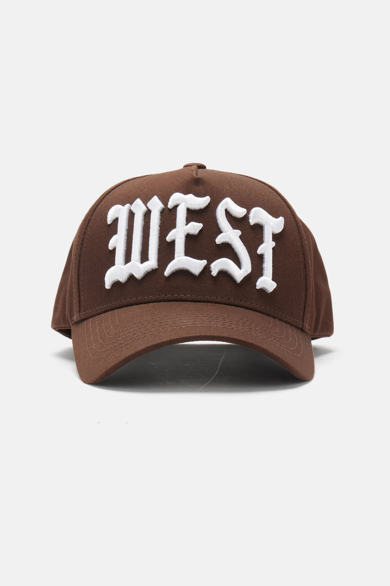 LA Trucker Hat - Dark Brown