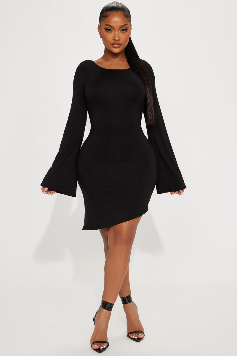 Candice Mini Dress - Black