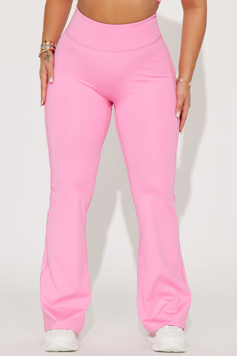 adviicd Yoga Pants For Women Casual Summer Yoga Pants Women Yoga pants –  Buttery Soft Slip pants for Women Hot Pink L 