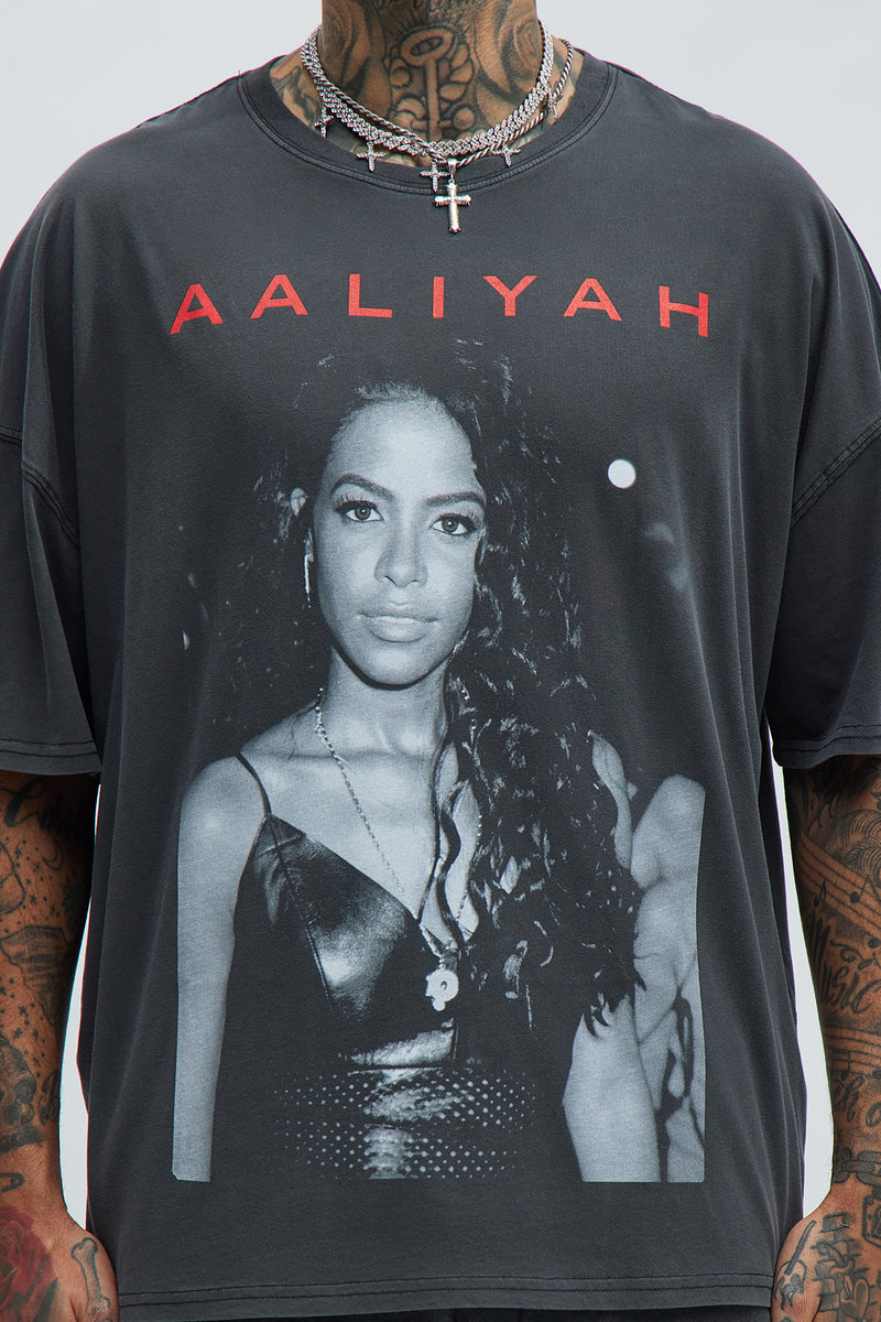 Aaliyah Oversized Short Sleeve Tee - Black, Fashion Nova, Mens Graphic  Tees