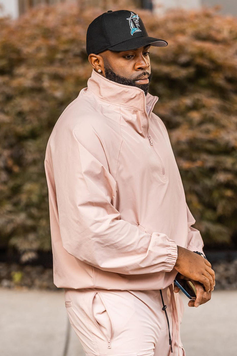 Keep It Up Nylon Anorak Jacket - Mauve | Fashion Nova, Mens