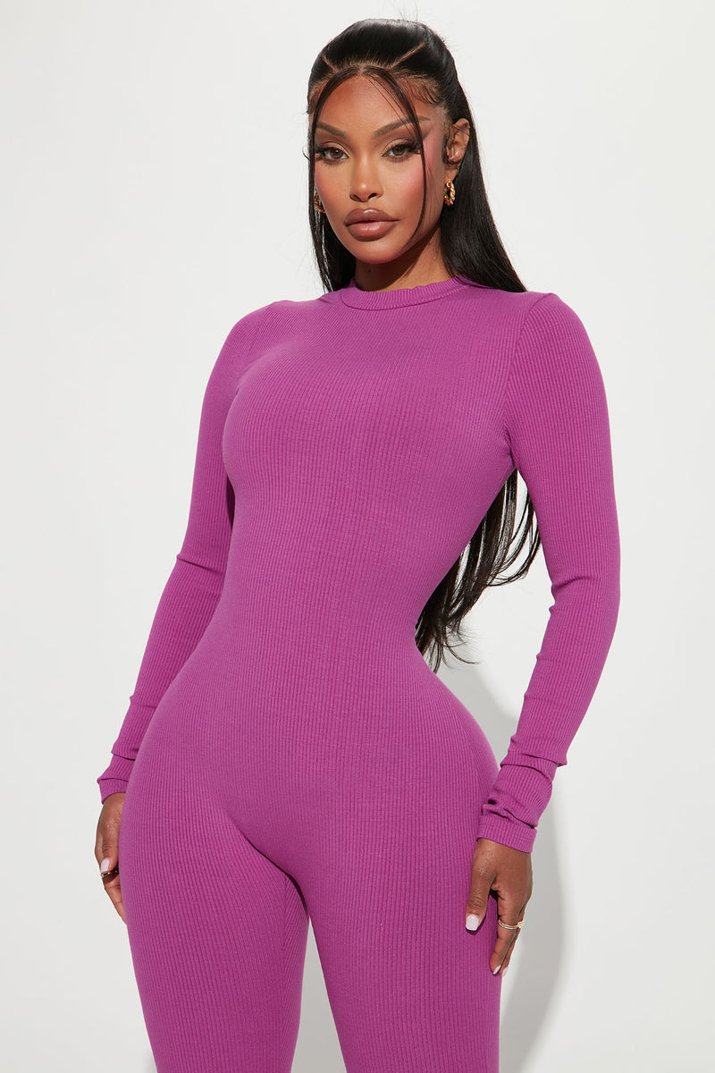 Take Me To Another Place Jumpsuit - Magenta, Fashion Nova, Jumpsuits