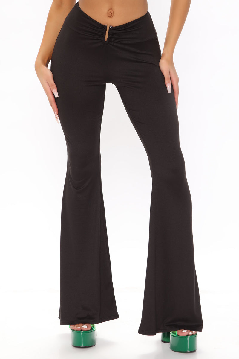 Tall Adriana Flare Pant - Charcoal