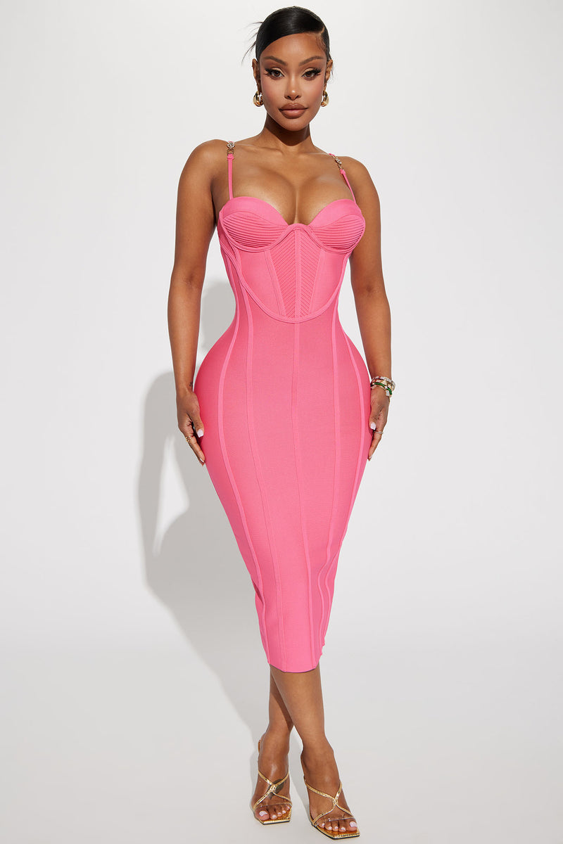 Favorite Things Dress Pink  Pink dress short, Tight pink dress, Pink bodycon  dresses