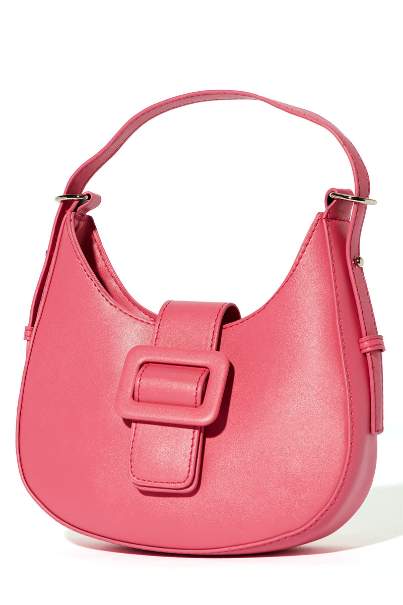 Burberry The Buckle Crossbody Bag In Leather Dusty Pink