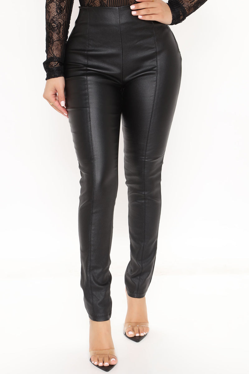 YEST // 6000021 FAUX LEATHER LEGGINGS – Trinity Gallery