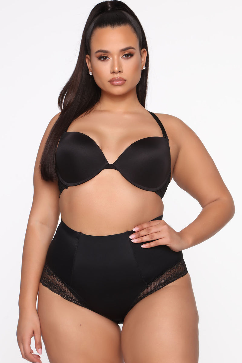 Sculpted And Fine Shapewear Panty - Black