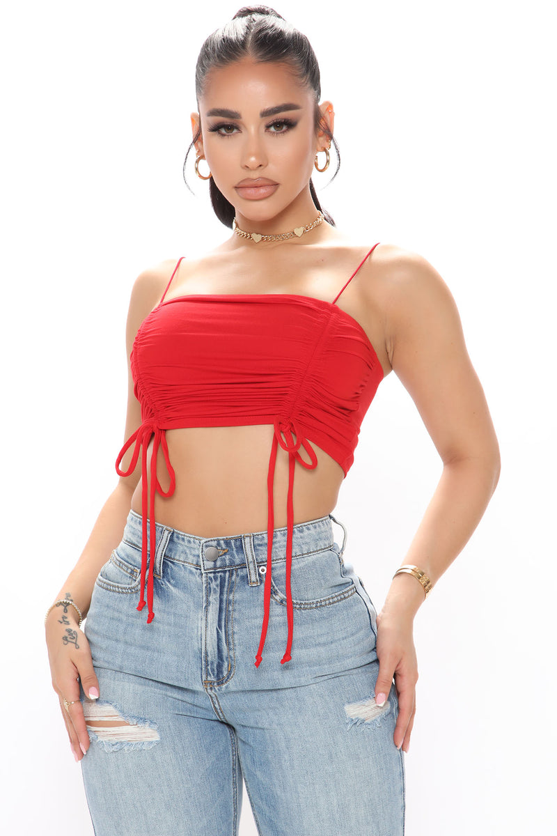 Take You Off Blocked Top Red Fashion Nova Knit Tops Fashion Nova