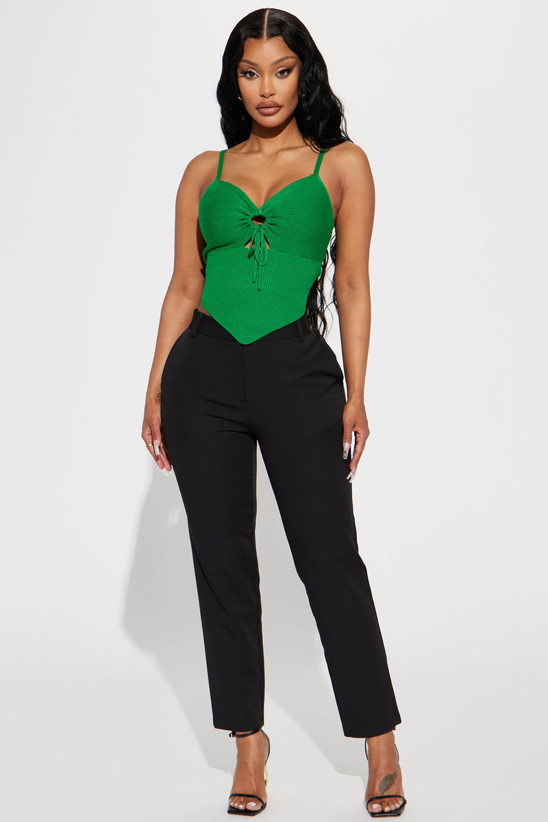 All I Want Is You Corset Top - Kelly Green