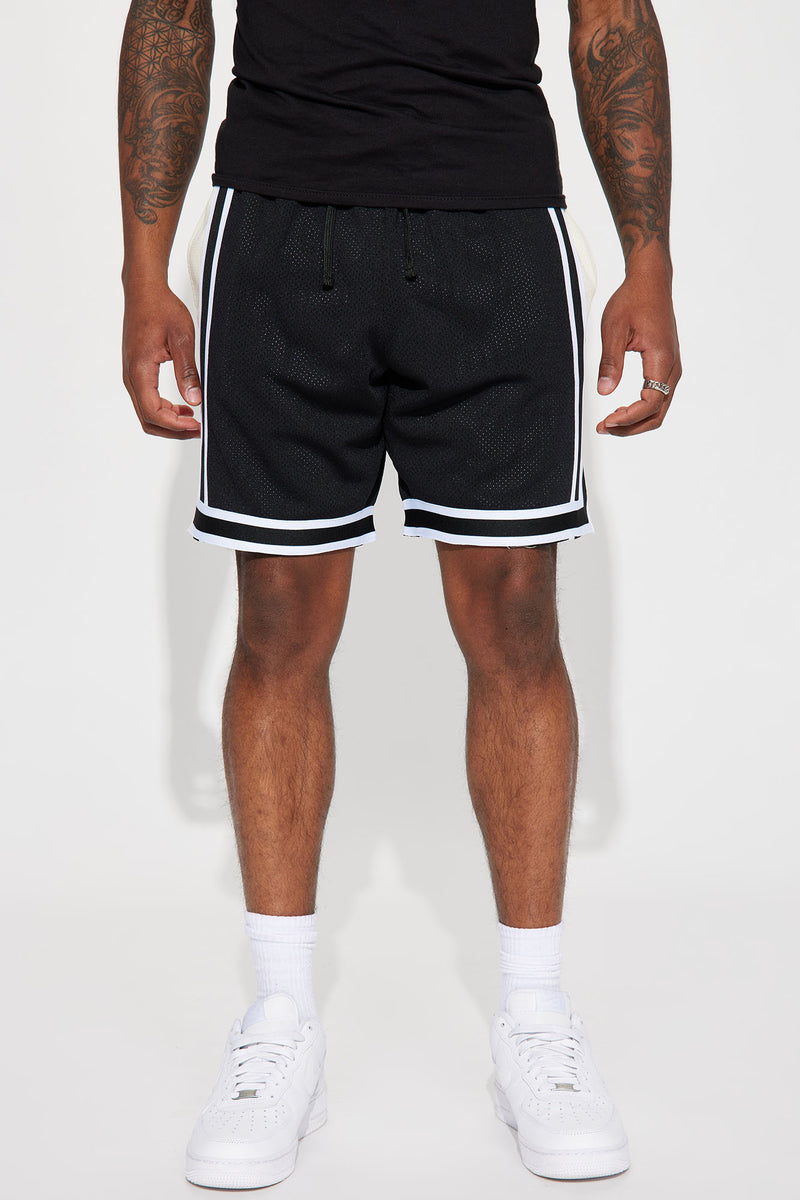 Men's New York Black Yankees Shorts in Cream Size Medium by Fashion Nova