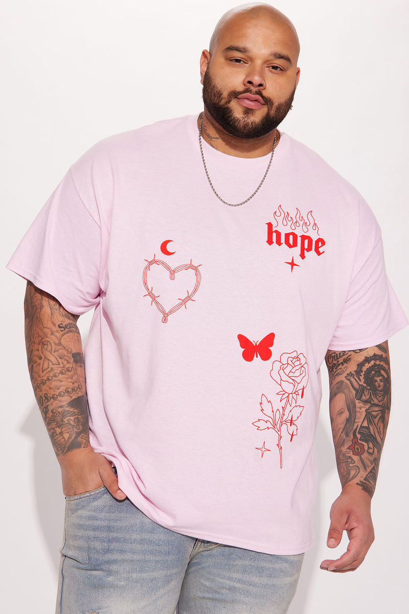 Cruel Love Hoodie - Pink, Fashion Nova, Mens Graphic Tees