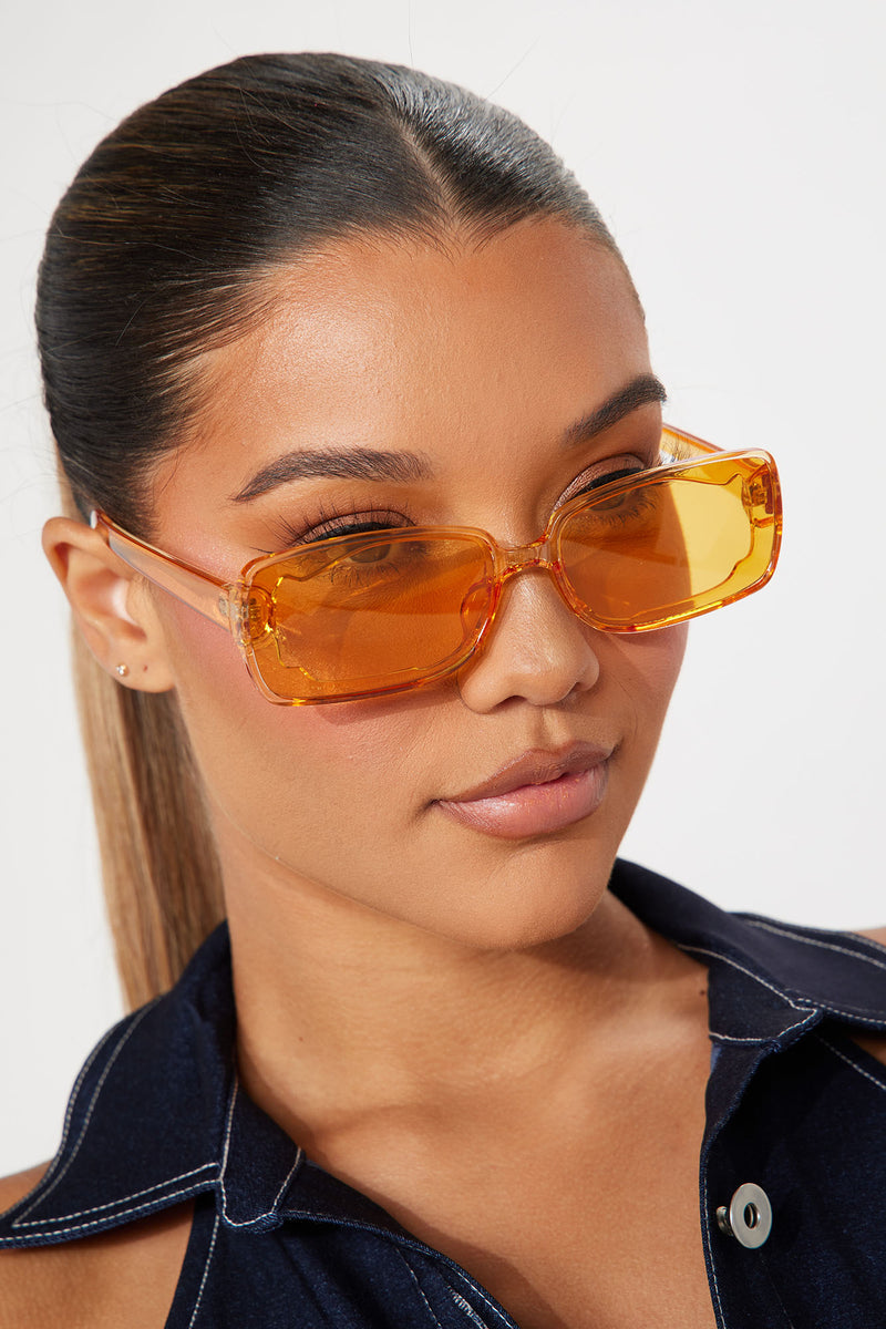 So Over It Sunglasses - Orange