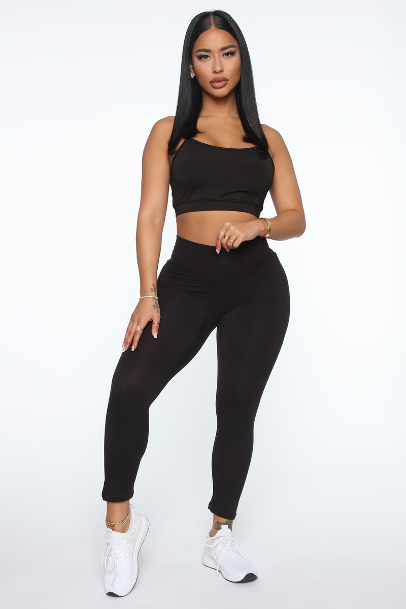 Making Progress Elevate Active Legging - Black, Fashion Nova, Nova Sport