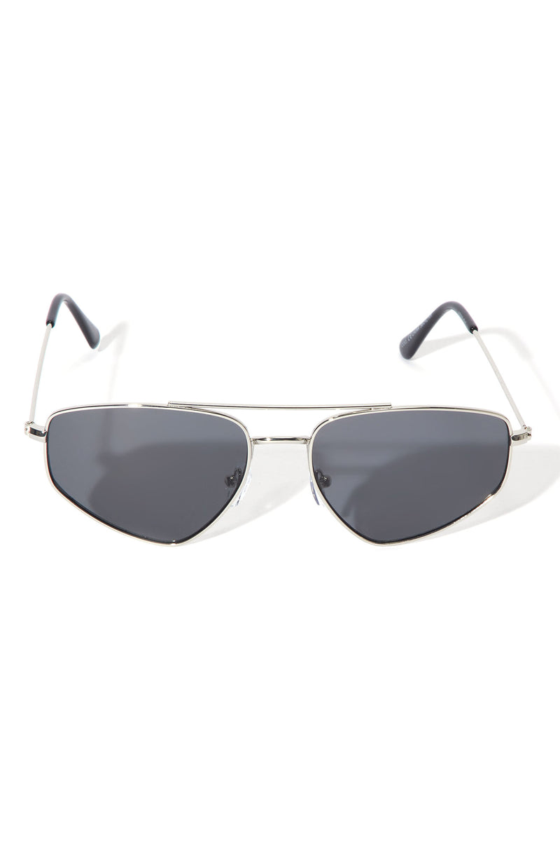 Khan Aviators Triangle Accent Sunglasses