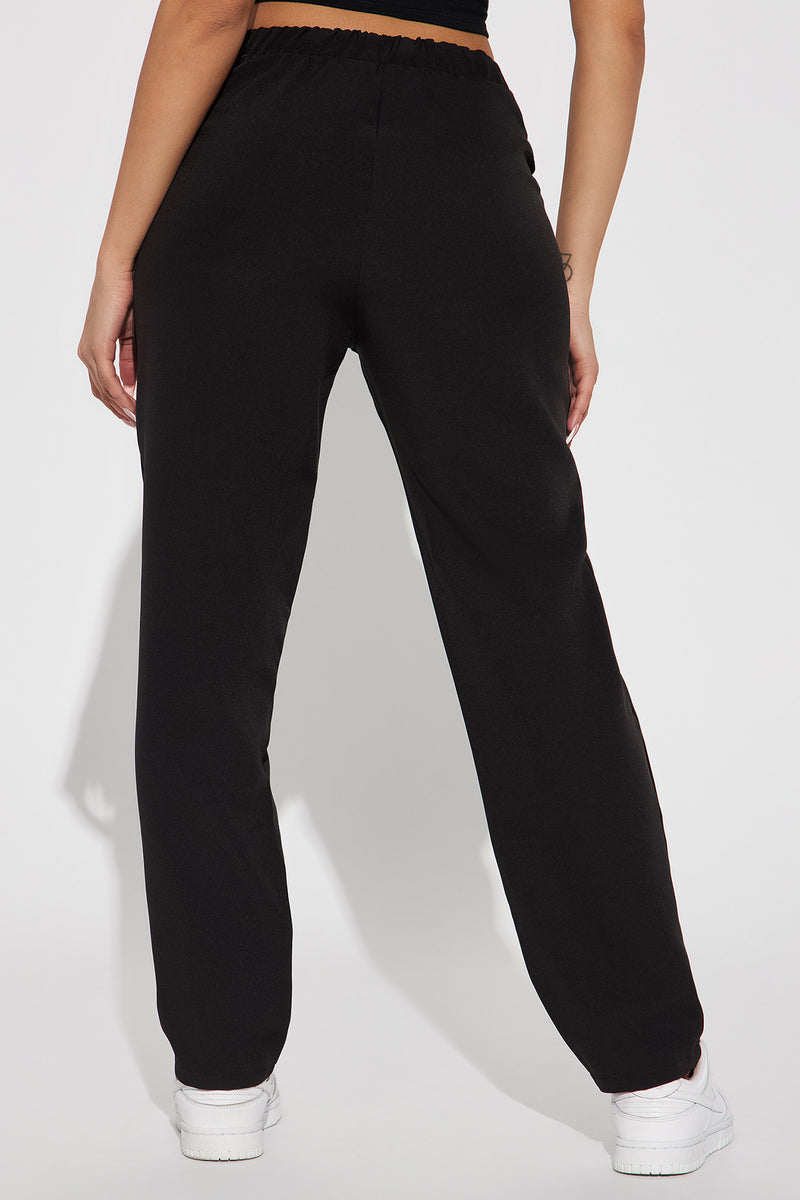 SCR Sportswear Women's Slimming Pants Black Size 2x Pullon Straight Leg  Athletic
