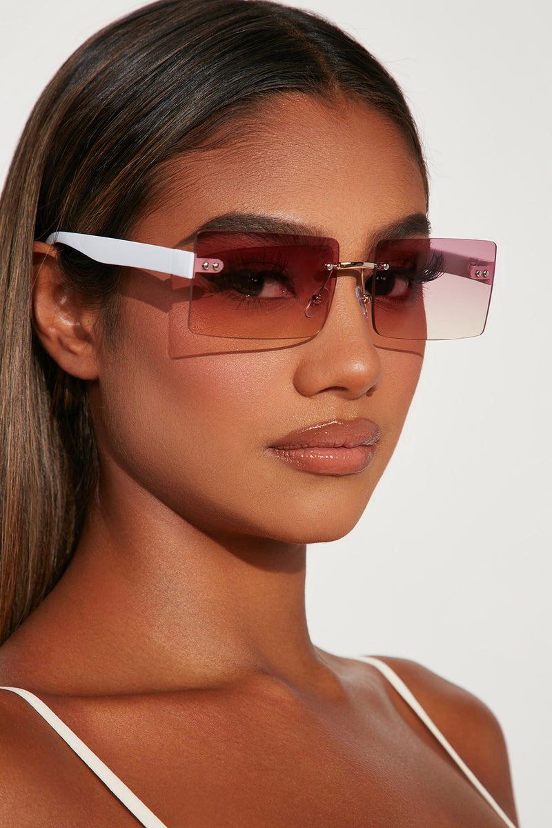 Y2k Chick Sunglasses Purple Combo Fashion Nova Sunglasses