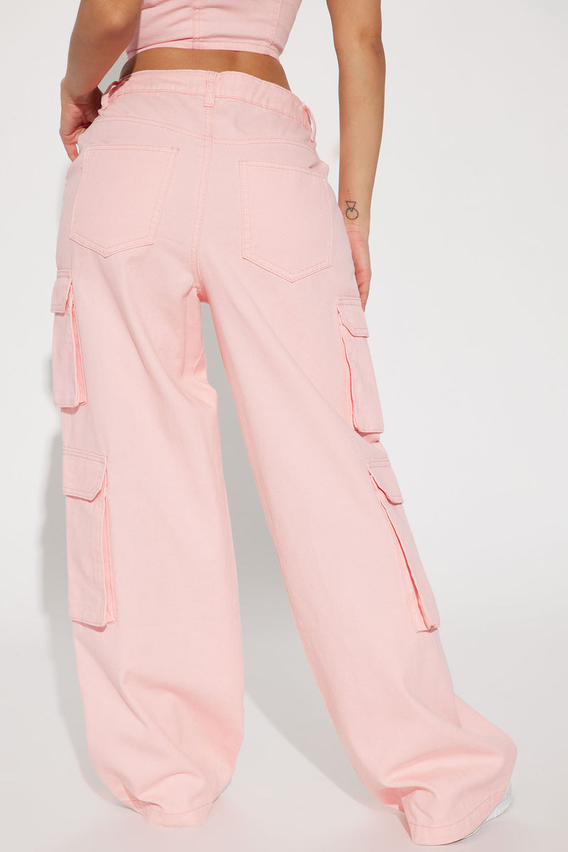 Pink Cargo Pants – Farah Wagdy