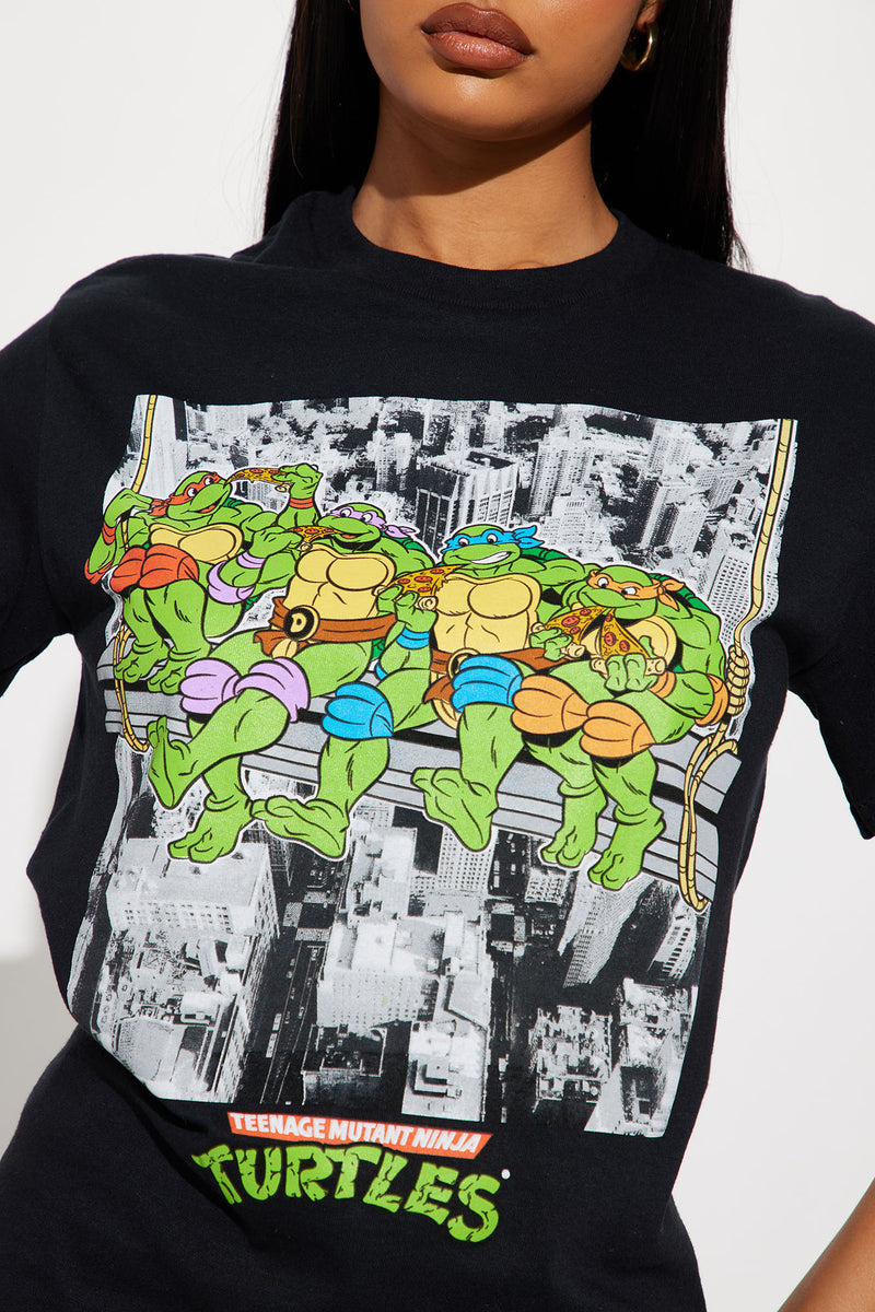 Teenage Mutant Ninja Turtles Wrap Around Graphic Tee - Black, Fashion  Nova, Screens Tops and Bottoms
