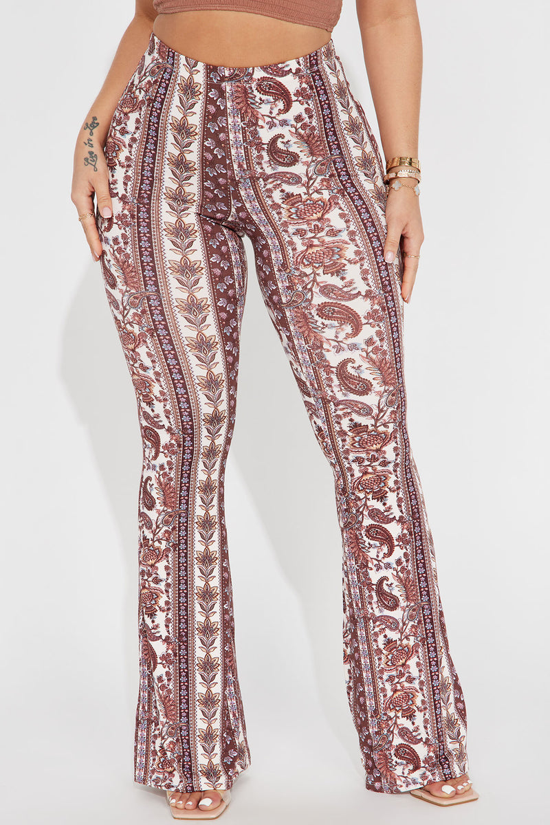 flare boho forbidden pants, Women's Fashion, Bottoms, Other Bottoms on  Carousell